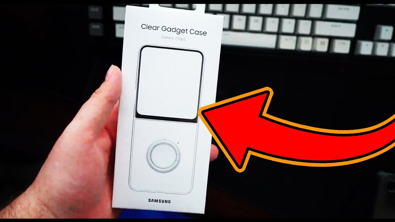 PSA: This is how Samsung Galaxy Z Flip 5's Clear Gadget Case works