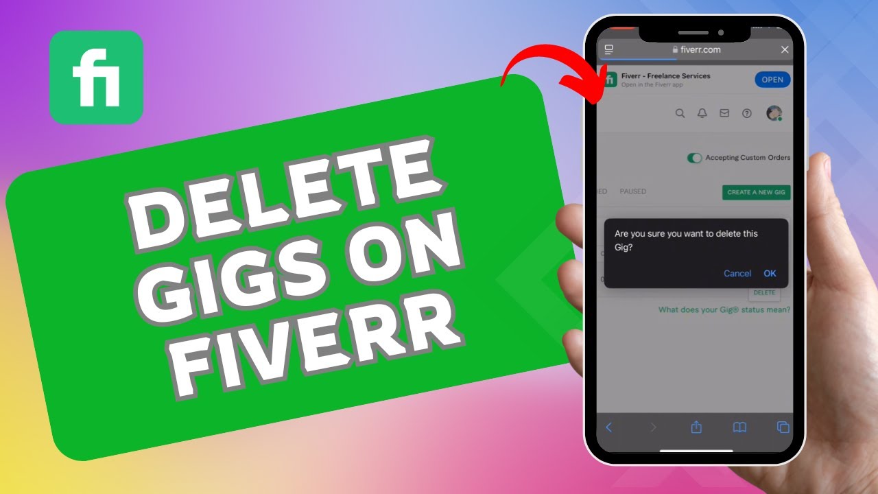 How to Delete Fiverr Gig (2024) | Remove Gigs on Fiverr