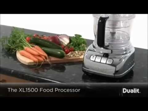 Dualit XL1500 Food Processor - Brushed Steel