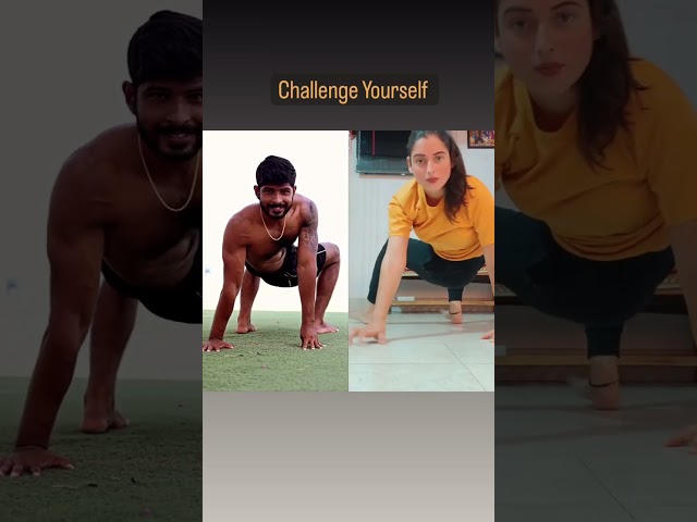 Chakrasana Twist ❤️😜#yoga #youtubeshorts #creativity #yogachallenge class=