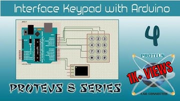 Proteus Simulation of Arduino and Keypad