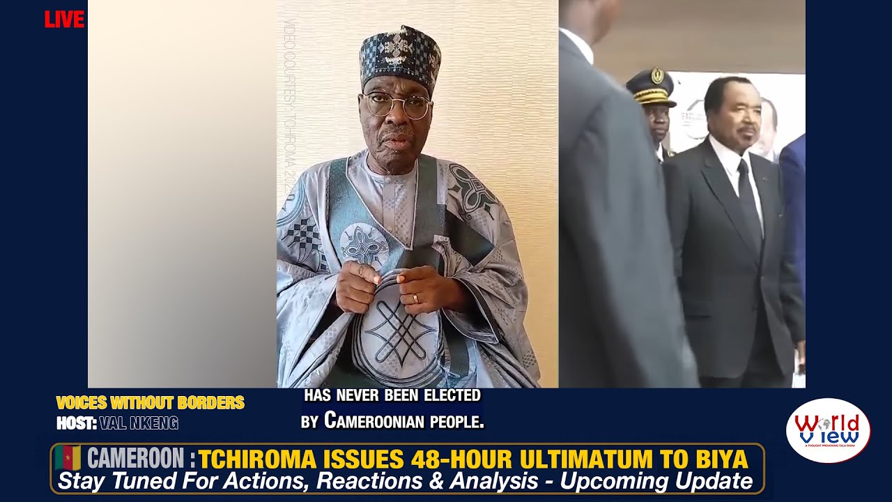 🇨🇲 48-часовой ультиматум Чиромы: «Освободите всех задержанных, или вступит в силу законная самооб...