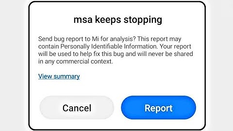 How to fix Msa Keeps Stopping Problem in Mi🔥Xiaomi🔥Redmi🔥Poco Device