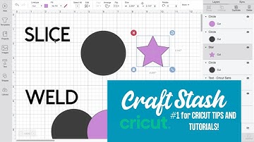 Cricut Design Space How to Slice & Weld
