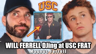 WILL FERRELL’S SON MAGNUS on DJing HIS USC FRAT PARTY! (Magnus Ferrell)