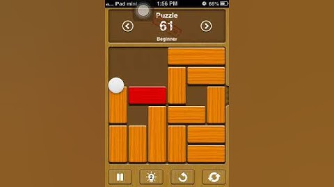 Unblock me solutions beginner level 61