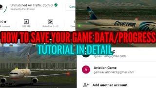 Unmatched Air Traffic Control | How to save your game data/progress | tutorial in detail screenshot 1