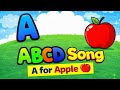 A B C song! "A For Apple 🍎  Kid's learning" A B C  rhyme 🎵 💫