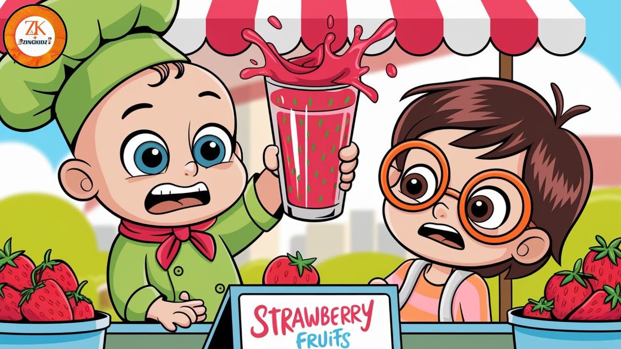 Strawberry Fruits || Kids Songs & Nursery Rhymes || ZingKidz