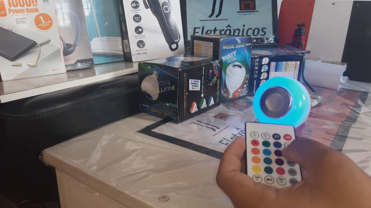 Review/Tutorial da Lâmpada Musical  Bluetooth