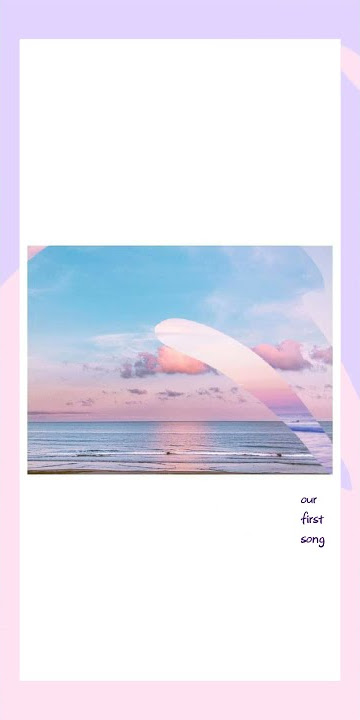 Our first song. //Joseph Vincent.