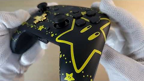 PDP Rematch Glow Wireless Controller Super Star (Super Mario) | Unboxing