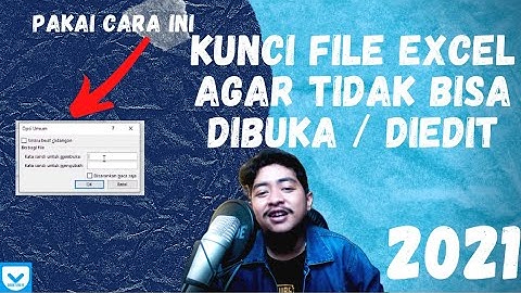 CARA MEMBERI PASSWORD PADA FILE DOKUMEN EXCEL (2022)