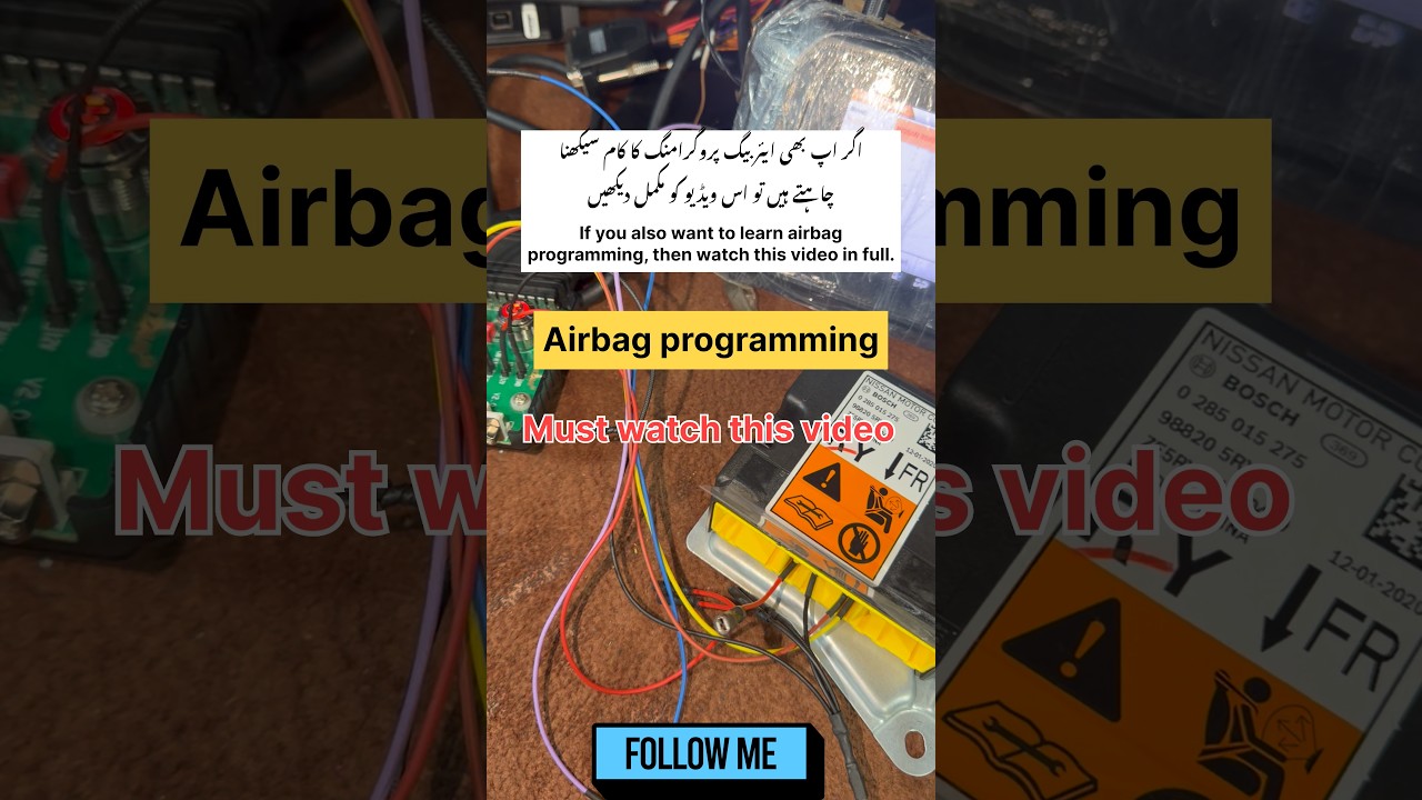 💯 How to program nissan airbag module400tipssolution
