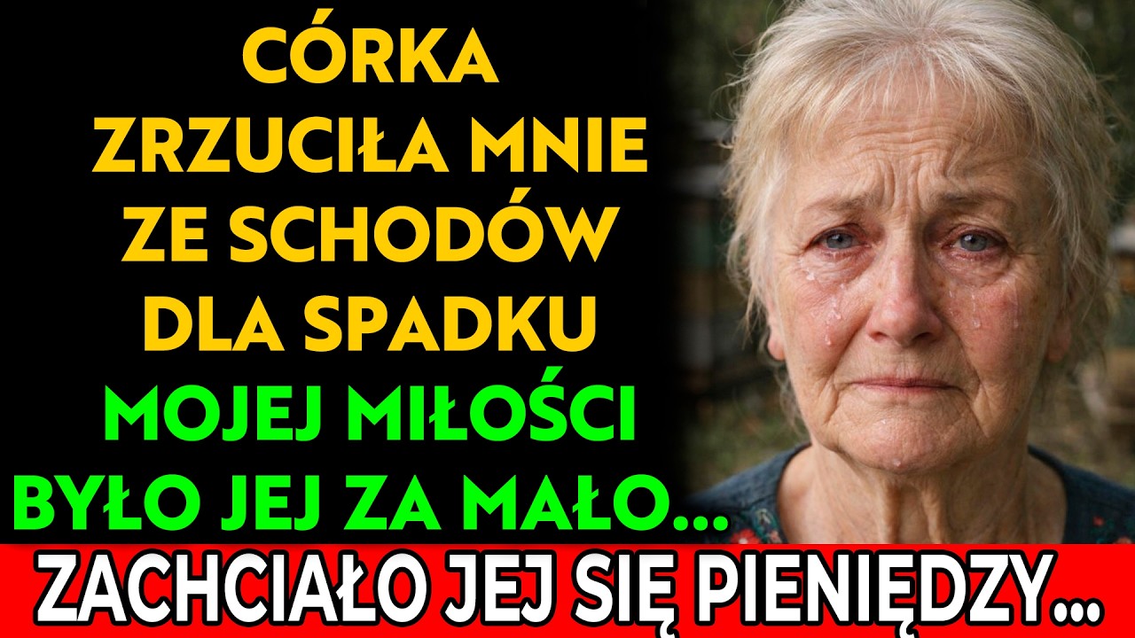 „MAMO, CZAS ODEJŚĆ!” — córka zepchnęła mnie ze schodów dla spadku — wezwałam policję i…