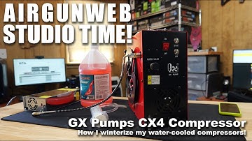 GX Pumps CS4 Personal Compressor - Winterizing our 5800 PSI, bottle filling PCP Compressor!