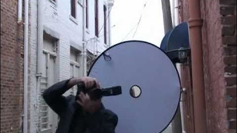Demonstration of New Photographic Reflector by Gary Cutrell