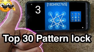 Top 30 Best pattern lock all the time