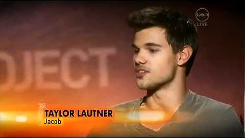 Breaking Dawn P1 Press Junket - Robert, Kristen and Taylor on The Project (Network Ten) Interview