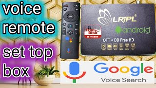 LRiPL set top box voice remote || voice remote  with DD free dish ||Air mouse remote control