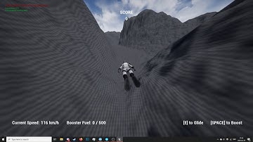 A Game with Gliding - Sample 4 - Unreal Engine 4
