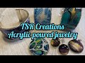 #107 HOW TO MAKE JEWELRY WITH ACRYLIC POURED SKINS/FLUID ART JEWELRY/POURED JEWELRY/JEWELRY TUTORIAL