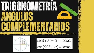 Ángulos Complementarios Relación Entre Seno Y Coseno En El Círculo Gonométrico