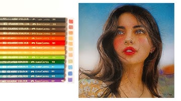 Colored pencil drawing timelapse