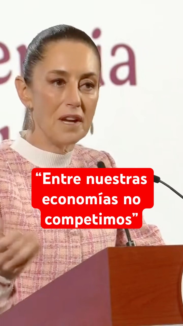 Sheinbaum asegura que empresas de EU en México apoyan la continuidad del T-MEC #shorts