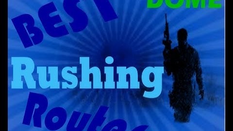 MW3: BEST Domination Rushing Route on DOME!!