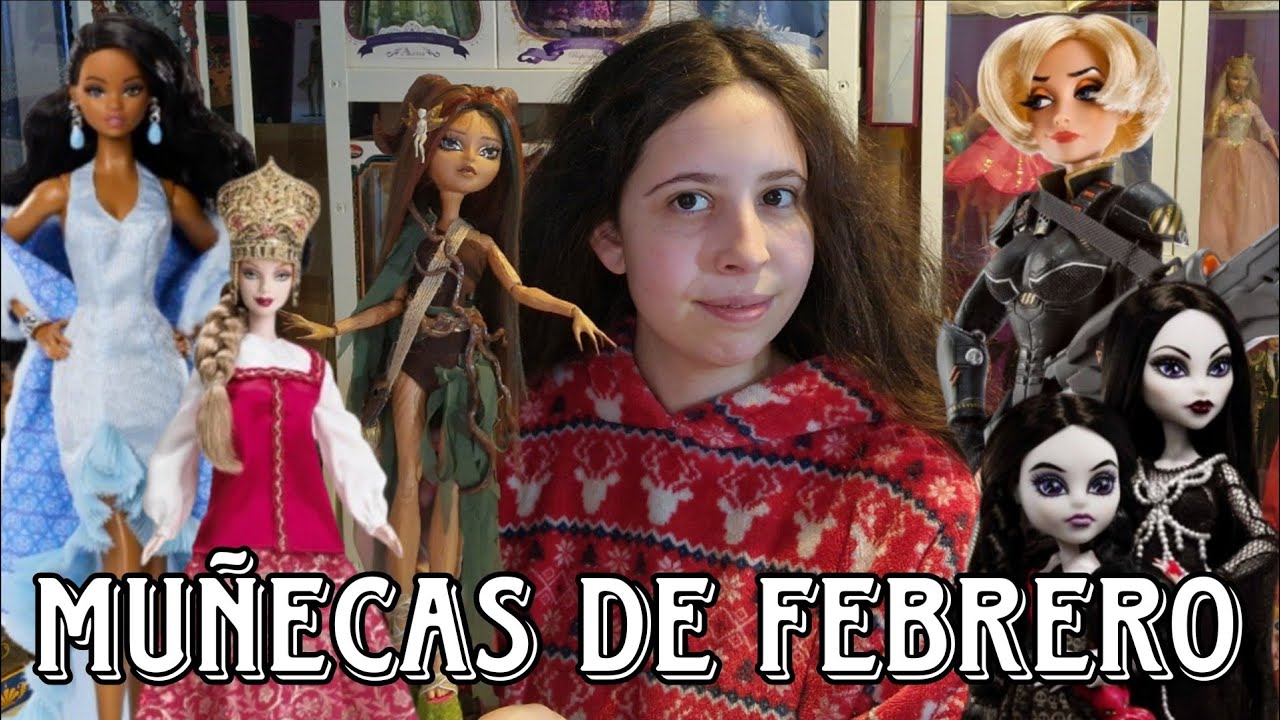 ✨ MUÑECAS DE FEBRERO ☂️ (Monster High, Barbie, Disney, etc.) #monsterhigh #barbie #skullector 