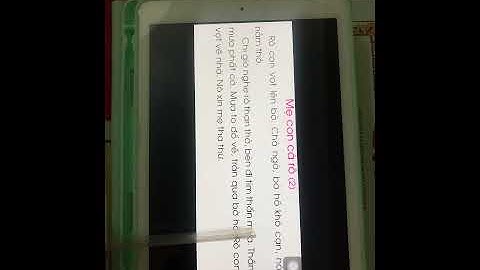 Bài 68 tiếng việt lớp 1" Mẹ con cá rô 1"