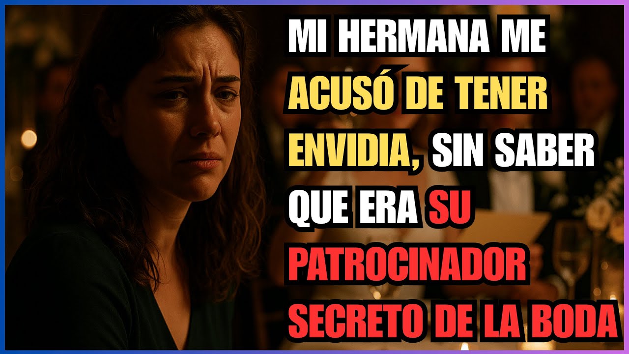 Mi HERMANA me acusó de tener envidia, sin saber que era su PATROCINADOR secreto de la boda