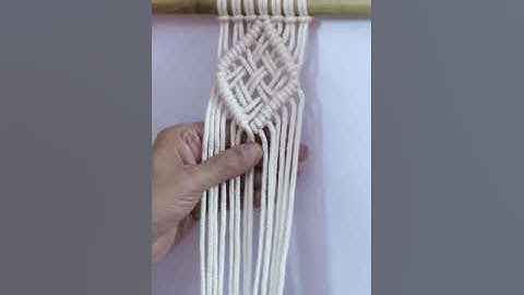 Macramé 5 Diamond patterns tutorial