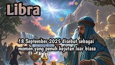 Zodiak Libra Hari Ini ‼️ 18 September 2025 disebut sebagai momen yang penuh kejutan luar biasa