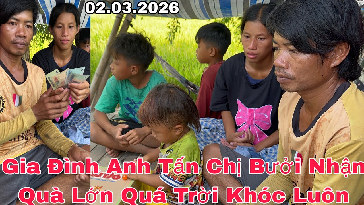 Căng! Gia Đình Anh Tấn Chị Bưởi Nhận Quà Lớn Nữa #food #yeucuocsong #giadinh #thinhhanh #funny 