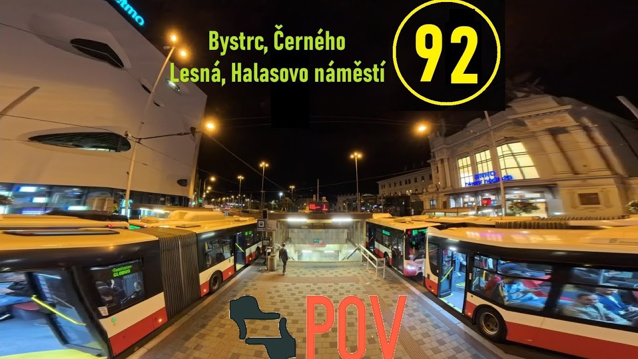 DPMB - noční linka N92 #night #bus