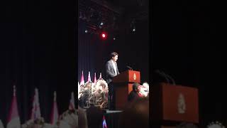 Justin Trudeau Gets His Headdress as an Honorary Chief of the Tsuu T'ina!