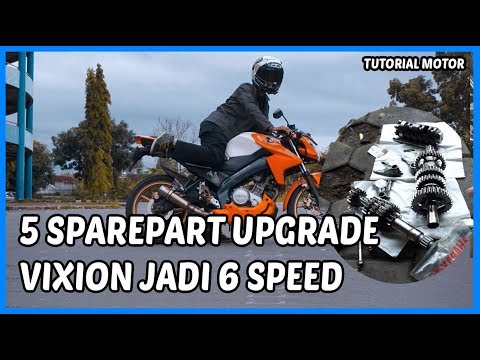 5 Sparepart Yamaha R15 Untuk Upgrade 6 Speed di Vixion - 동영상