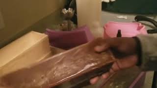 Removing bar soaps from the molds