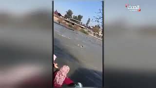 Ferry sinks near Mosul in Iraq