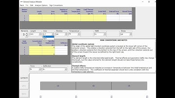 General Analysis (MDSolids 4.0)