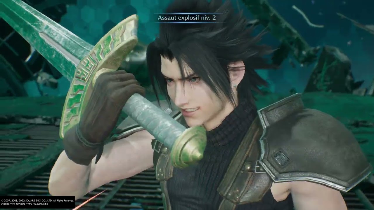 CRISIS CORE : FF7 REUNION : ZACK VS BAHAMUT FURY [ NO DAMAGE ]