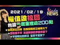 【LINDA NEWS 最錢線】2021/02/19 權值股拉回 台股一度重挫逾200點｜GMoney