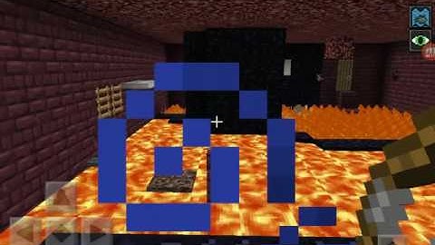 The nether level|minecraft find the button