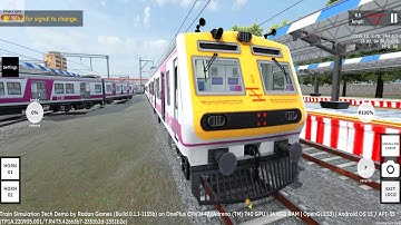 Local Train Accident in RG Train Tech Demo Android Gameplay | Indian Train Game Download