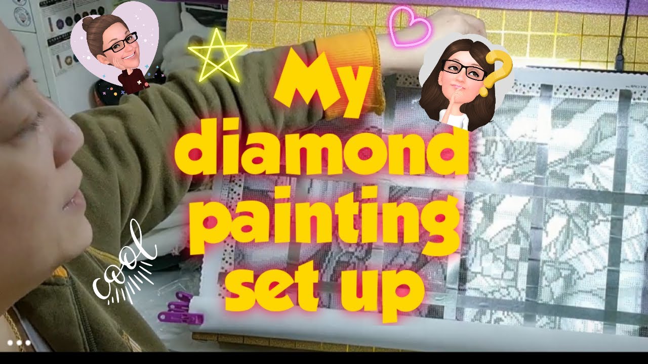 Diamond Painting Tips & Tricks  #23 Keeping your Tray on an Easel