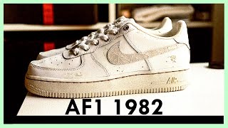 propiedad Gran cantidad de menta 1982 Air Force 1 Vintage Homage CUSTOM - YouTube