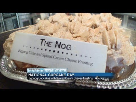 Eggnog Cupcakes For National Cupcake Day Insomniac Kitchen Episode 18 Youtube Eggnog Cupcakes For National Cupcake Day Insomniac Kitchen Episode 18 Youtube