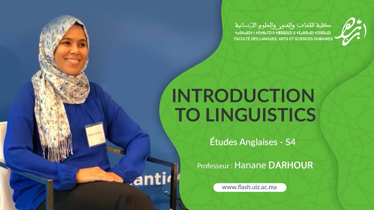 Introduction to Linguistics EP 2, Prof Hanane DARHOUR/FLASH-UIZ